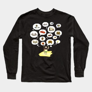 I just want some, everyday survival. Long Sleeve T-Shirt